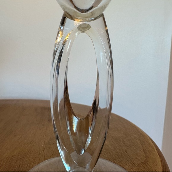 SOLD- Set Of Two Libbey 8883 Omega Martini Glasses Cocktail Open Loop Stem - Picture 6 of 9